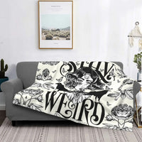 HKM-7505725 Gothic Geometric Pattern Flannel Blanket for All Seasons, Multiple Sizes Available