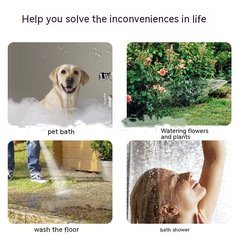 HKM-7506749 Pet Shower Nozzle for Convenient Bathing of Dogs and Cats, Easy to Use and Install