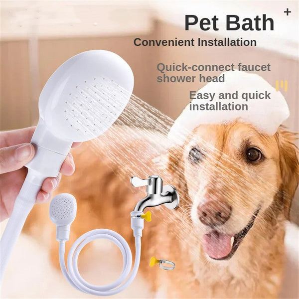 HKM-7506749 Pet Shower Nozzle for Convenient Bathing of Dogs and Cats, Easy to Use and Install