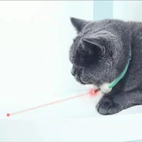 HKM-7506877 Automatic Cat Laser Teaser Toy - Infrared Light Pen for Cats - Interactive Pet Play Device