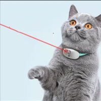 HKM-7506877 Automatic Cat Laser Teaser Toy - Infrared Light Pen for Cats - Interactive Pet Play Device
