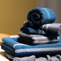 HKM-750739 Smart Sensor 100% Cotton Face Towel - 34cm x 74cm, Machine Washable, Cool Drying Recommended