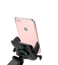 HKM-750867 Universal Suction Cup Mobile Phone Holder for Devices Under 6 Inches - Purple & Black