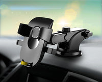 HKM-750867 Universal Suction Cup Mobile Phone Holder for Devices Under 6 Inches - Purple & Black