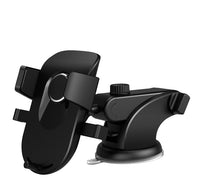 HKM-750867 Universal Suction Cup Mobile Phone Holder for Devices Under 6 Inches - Purple & Black