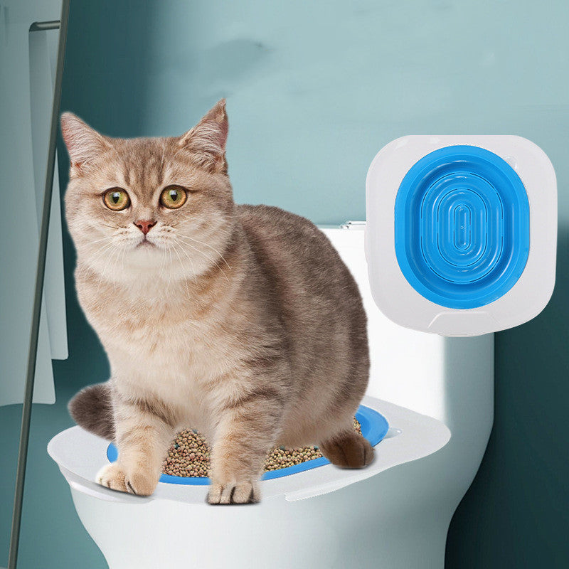 HKM-750995 Large and Small Bubble Shell Pet Toilet Training Urinal Set with Cat Grass