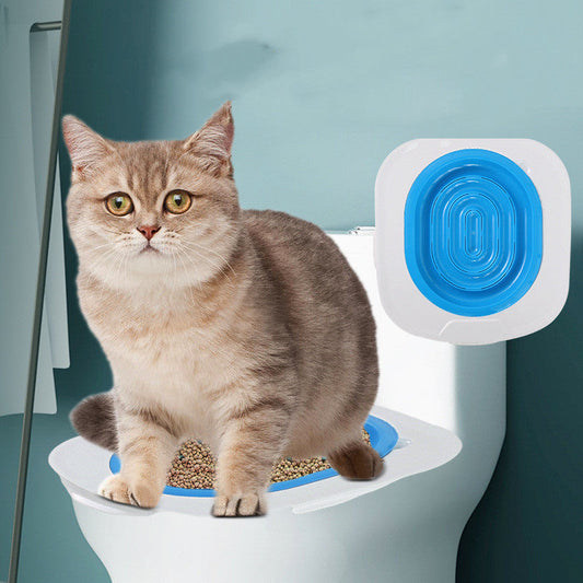 HKM-750995 Large and Small Bubble Shell Pet Toilet Training Urinal Set with Cat Grass