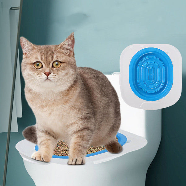 HKM-750995 Large and Small Bubble Shell Pet Toilet Training Urinal Set with Cat Grass