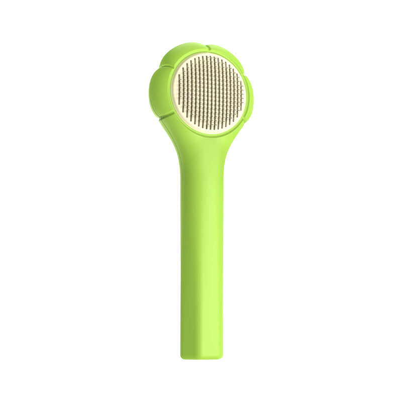 HKM-7510461 Pet Hair Removal Massage Comb for Cats and Dogs, Short Hair Grooming Tool, ABS and Steel Material, Gentle Stroke Cleaner