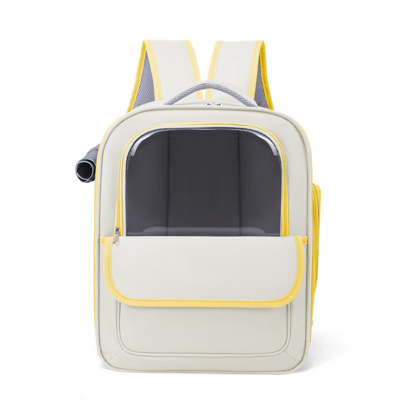 HKM-7511101 Large Wear-Resistant Solid Color Cat Diaper Bag in Pink, Yellow, Green, Gray, and Black