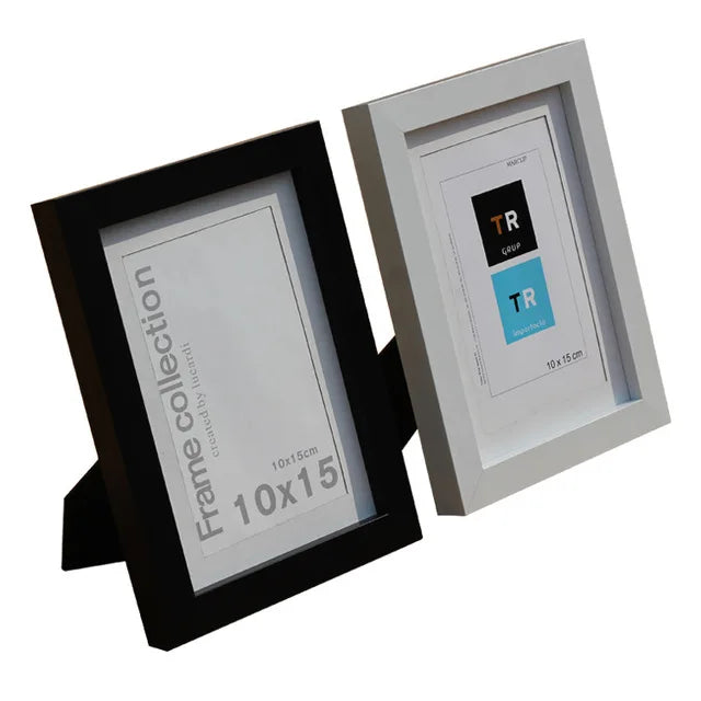 HKM-751187 Decorative Wall Photo Frame Set in 4X6, 5X7, and A4 Sizes for Stylish Home Display