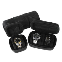 HKM-751379 Portable Mechanical Watch Storage Bag - Waterproof, Drop-Resistant with EVA Padding and Velvet Lining