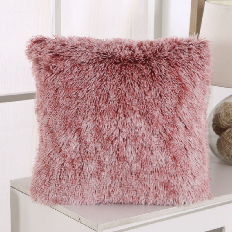 HKM-751379 Sea Lion Plush Velvet Cushion Cover - 43x43cm Decorative Pillowcase for Home and Office