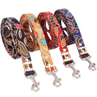 HKM-7514429 Japanese Style Cotton Dog Rope Collar with 360¡ã Rotating Alloy Hook - Available in Multiple Colors