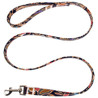 HKM-7514429 Japanese Style Cotton Dog Rope Collar with 360¡ã Rotating Alloy Hook - Available in Multiple Colors