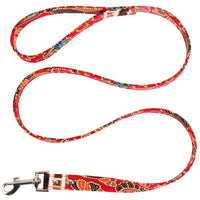 HKM-7514429 Japanese Style Cotton Dog Rope Collar with 360¡ã Rotating Alloy Hook - Available in Multiple Colors