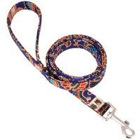 HKM-7514429 Japanese Style Cotton Dog Rope Collar with 360¡ã Rotating Alloy Hook - Available in Multiple Colors