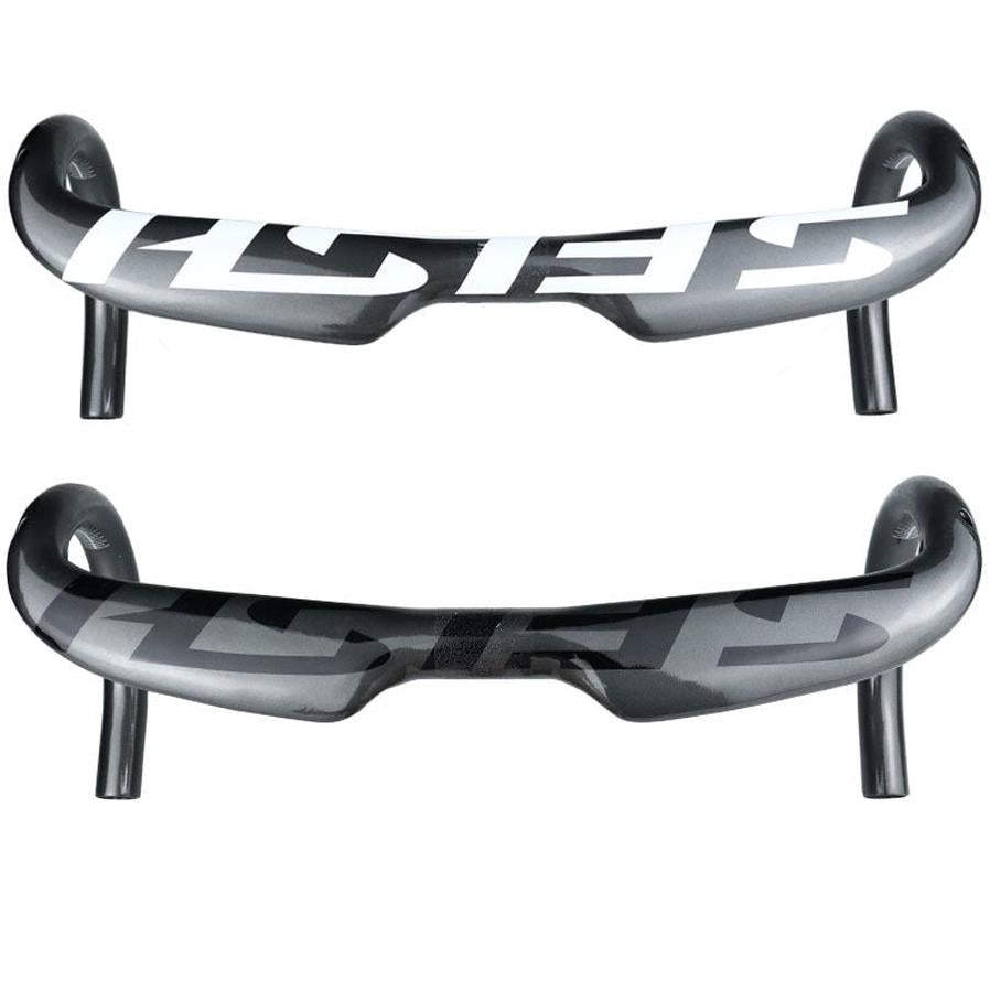HKM-751507 Carbon Fiber Road Bike Bent Handlebar - 380/400/420/440mm Options for Enhanced Performance