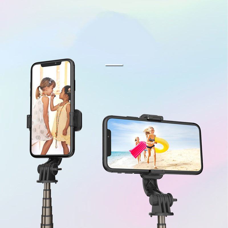 HKM-751635 Universal Mini Tripod Selfie Stick with Mobile Phone Holder for Live Streaming and Photography