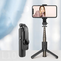 HKM-751635 Universal Mini Tripod Selfie Stick with Mobile Phone Holder for Live Streaming and Photography