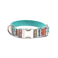 HKM-7516477 Customizable Cloth Dog Collar with Print for Cats and Dogs - Casual Style