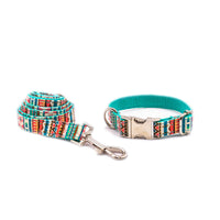 HKM-7516477 Customizable Cloth Dog Collar with Print for Cats and Dogs - Casual Style