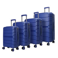 HKM-751699 4-Piece Multifunctional PP Trolley Luggage Set for Travel - 14, 20, 24, and 28 Inch Sizes