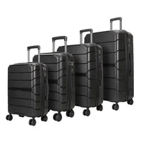 HKM-751699 4-Piece Multifunctional PP Trolley Luggage Set for Travel - 14, 20, 24, and 28 Inch Sizes