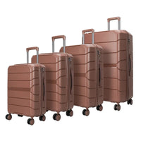 HKM-751699 4-Piece Multifunctional PP Trolley Luggage Set for Travel - 14, 20, 24, and 28 Inch Sizes