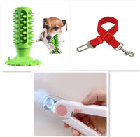 HKM-7519037 Sounding Dog Toothbrush Toy for Effective Molar Cleaning - TPR Material, Multiple Colors