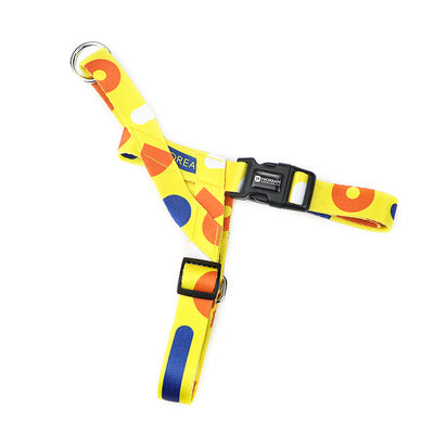 HKM-7519677 Durable Nylon Cat Chest Strap with Soft Polyester Leash for Comfortable Control
