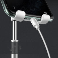 HKM-752019 Adjustable Rotating Desktop Support for Phones and Tablets - White and Black Options