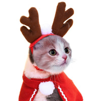 HKM-7520957 Adorable Sunflower Cat Headdress Wig for Pets - Cute Dress-Up Hat for Halloween and Seasonal Celebrations