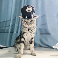 HKM-7520957 Adorable Sunflower Cat Headdress Wig for Pets - Cute Dress-Up Hat for Halloween and Seasonal Celebrations