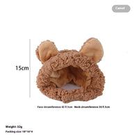 HKM-7520957 Adorable Sunflower Cat Headdress Wig for Pets - Cute Dress-Up Hat for Halloween and Seasonal Celebrations