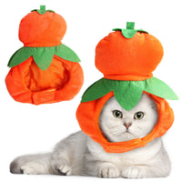 HKM-7520957 Adorable Sunflower Cat Headdress Wig for Pets - Cute Dress-Up Hat for Halloween and Seasonal Celebrations