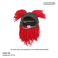 HKM-7520957 Adorable Sunflower Cat Headdress Wig for Pets - Cute Dress-Up Hat for Halloween and Seasonal Celebrations
