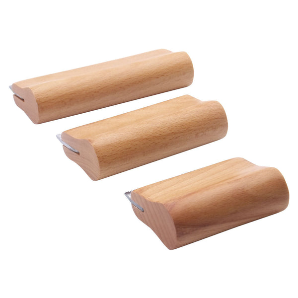 HKM-7521981 Solid Wood Handle Pet Grooming Comb with Stainless Steel Teeth for Efficient Hair Removal from Dogs and Cats