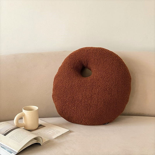 HKM-752467 Decorative Teddy Fleece Wool Roll Pillow for Sofa in Various Colors and Sizes