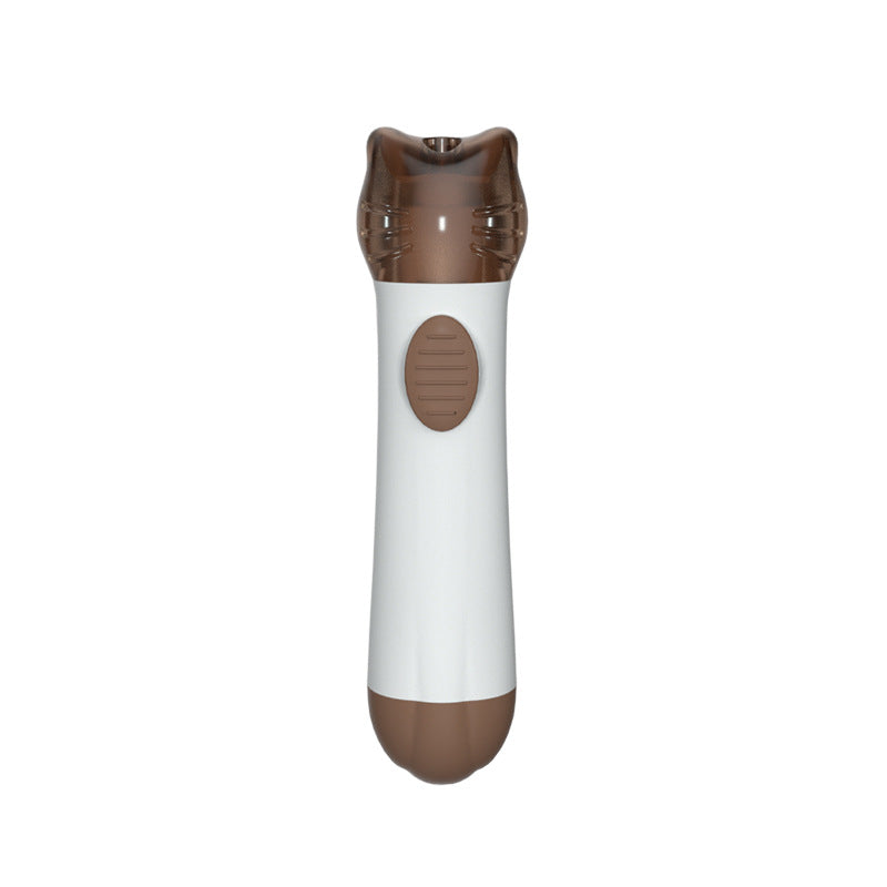 HKM-7526973 Plastic Cat Face Infrared Modeling Pen with Battery and Screwdriver - Blue, Green, Coffee