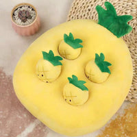 HKM-7527613 Interactive Plush Strawberry Snuffle Mat for Dogs, Bunnies, and Guinea Pigs - Feed, Entertain, and Stimulate