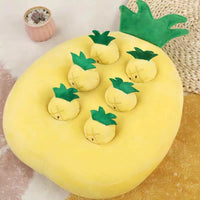 HKM-7527613 Interactive Plush Strawberry Snuffle Mat for Dogs, Bunnies, and Guinea Pigs - Feed, Entertain, and Stimulate