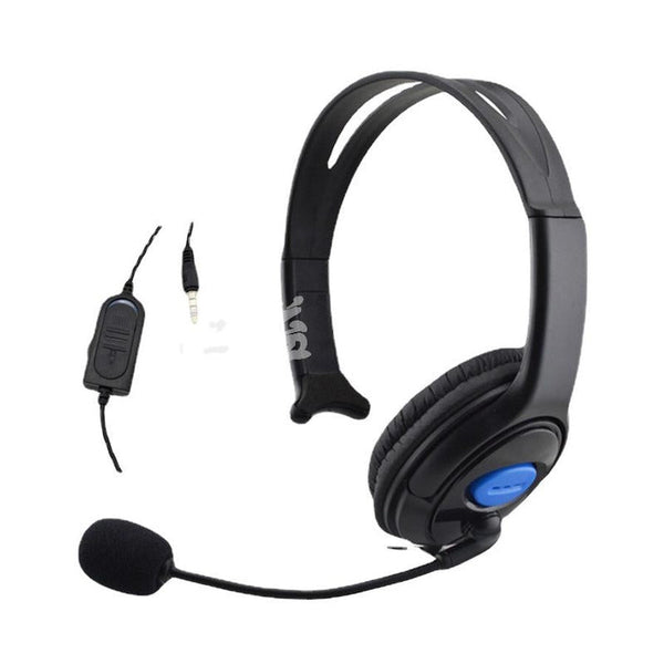 HKM-752787 Wired Headset for PS4 - Over-Ear Gaming Headphones with 3.5mm Connection