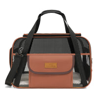 HKM-7528381 Breathable One-Shoulder Pet Carrier Bag in Solid Colors
