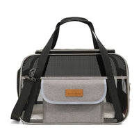 HKM-7528381 Breathable One-Shoulder Pet Carrier Bag in Solid Colors