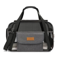 HKM-7528381 Breathable One-Shoulder Pet Carrier Bag in Solid Colors