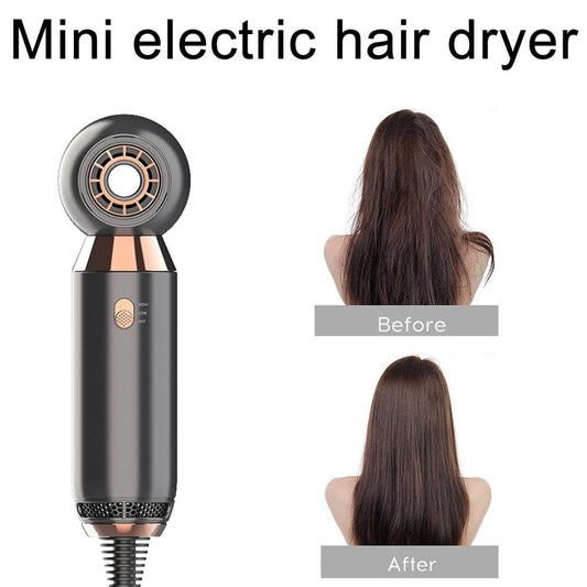 HKM-752979 Leafless 800W Hair Dryer with 2-Speed Settings and Negative Ionic Technology, Portable for Salon Use