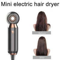 HKM-752979 Leafless 800W Hair Dryer with 2-Speed Settings and Negative Ionic Technology, Portable for Salon Use