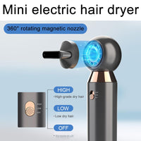 HKM-752979 Leafless 800W Hair Dryer with 2-Speed Settings and Negative Ionic Technology, Portable for Salon Use
