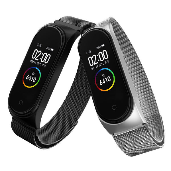 HKM-752979 Xiaomi Milanese 3/4 Stainless Steel Strap with Magnetic Closure and Vacuum Plating
